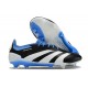 Scarpa Calcio adidas Predator Elite FG Nero Bianco Blu