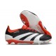 Scarpa Calcio adidas Predator Elite FG Nero Bianco Rosso