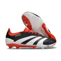 Scarpa Calcio adidas Predator Elite FG Nero Bianco Rosso