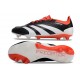Scarpa Calcio adidas Predator Elite FG Nero Bianco Rosso
