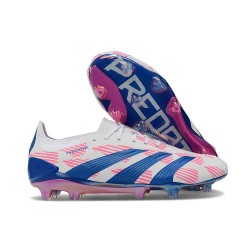 Scarpa Calcio adidas Predator Elite FG Bianco Rosa Blu