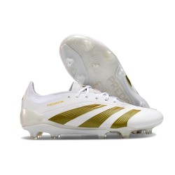 Scarpa Calcio adidas Predator Elite FG Bianco Oro