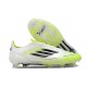 Scarpe adidas F50 Elite FG Bianco Nero Giallo