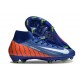 Nike Zoom Mercurial Superfly 10 Elite FG Blu Arancio Nero