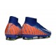 Nike Zoom Mercurial Superfly 10 Elite FG Blu Arancio Nero