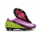 Scarpe da Calcio Nike Mercurial Vapor 16 Elite FG Viola Volt Bianco