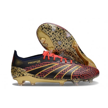 Scarpa Calcio adidas Predator Elite FG Rosso Oro Nero