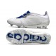 Scarpa adidas Predator Elite Tongue FG Polar Victory - Bianco Argento Metallizzato Blu