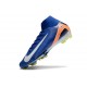 Nike Air Zoom Mercurial Superfly X Elite FG Blu Arancione Bianco