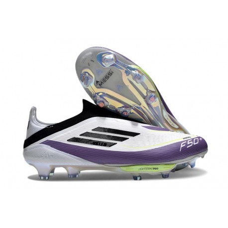 Scarpe adidas F50+ LL FG X Messi Ftwr Bianco Nero Core Unity Viola