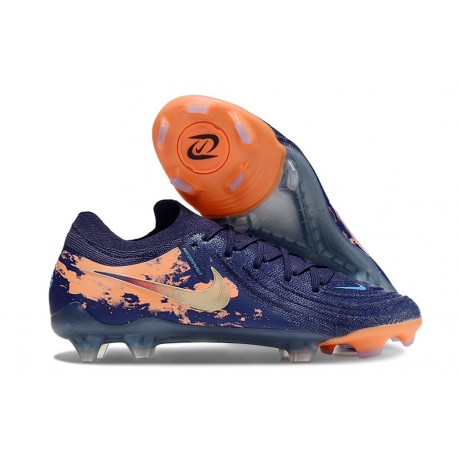 Nike Phantom Luna 2 Elite L FG Blu Arancio Oro
