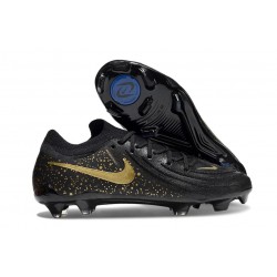 Nike Phantom Luna 2 Elite L FG Nero Oro Metallizzato
