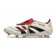 Adidas Predator Elite Fold-over Tongue FG Bianco Off Nero Core Rubino Puro