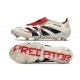 Adidas Predator Elite Fold-over Tongue FG Bianco Off Nero Core Rubino Puro