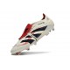 Adidas Predator Elite Fold-over Tongue FG Bianco Off Nero Core Rubino Puro