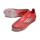 adidas F50 Elite Senza Lacci FG Rosso Argento