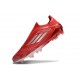 adidas F50 Elite Senza Lacci FG Rosso Argento