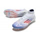 adidas F50 Elite Mid FG Ftwr Bianco Rosso Solare Blu Lucido