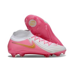 Nike Phantom Luna II Elite FG Uomo Rosa Bianco
