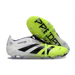 Adidas Predator Elite Fold-over Tongue FG Bianco Nero Limone Lucido