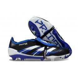 Adidas Predator Elite Fold-over Tongue FG Nero Blu Bianco