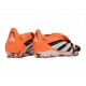 Adidas Predator Elite Fold-over Tongue FG Nero Bianco Arancio