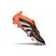 Adidas Predator Elite Fold-over Tongue FG Nero Bianco Arancio