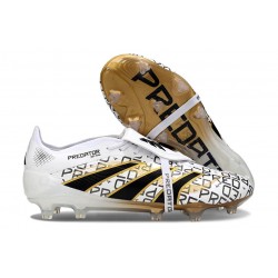 Scarpa da Calcio Adidas Predator Elite FT FG Bianco Nero Core Oro Met