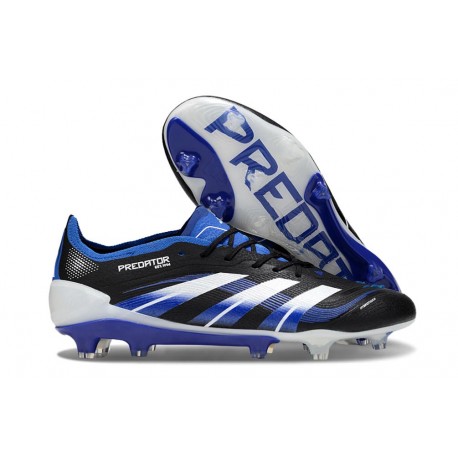adidas Predator Elite 25 FG Nero Blu Bianco