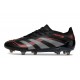 adidas Predator Elite 25 FG Nero Grigio Rosso Lucido