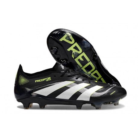adidas Predator Elite 25 FG Nero Bianco Limone Lucido