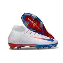 Nike SAir Zoom Mercurial Superfly X Elite FG Bianco Rosso Blu