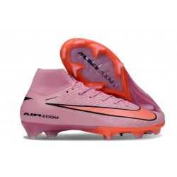 Nike Air Zoom Mercurial Superfly X Elite FG Rosa Arancione