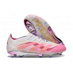 adidas Predator Elite 25 FG Rosa Bianco