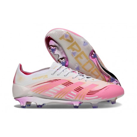 adidas Predator Elite 25 FG Rosa Bianco