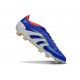 adidas Predator Elite 25 FG Blu Lucido Ftwr Bianco Rosso Solare