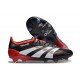 adidas Predator Elite 25 FG Nero Bianco Rosso