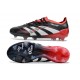 adidas Predator Elite 25 FG Nero Bianco Rosso