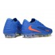 Nike Phantom 6 Low Elite FG Blu Arancio