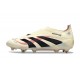 adidas Predator Elite Laceless FG Bianco Off Nero Core Rubino Puro