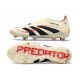 adidas Predator Elite Laceless FG Bianco Off Nero Core Rubino Puro