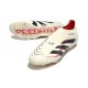 adidas Predator Elite Laceless FG Bianco Off Nero Core Rubino Puro