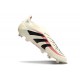 adidas Predator Elite Laceless FG Bianco Off Nero Core Rubino Puro