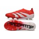 adidas Predator Elite Laceless FG Rosso Lucido Bianco Nero