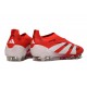 adidas Predator Elite Laceless FG Rosso Lucido Bianco Nero