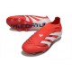adidas Predator Elite Laceless FG Rosso Lucido Bianco Nero