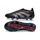 adidas Predator Elite Laceless FG Nero Grigio 4 Rosso Lucido