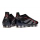 adidas Predator Elite Laceless FG Nero Grigio 4 Rosso Lucido