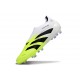 adidas Predator Elite Laceless FG Bianco Nero Limone Lucido