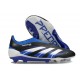 adidas Predator Elite Laceless FG Noir Blanc Bleu